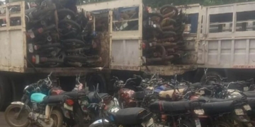 Lagos Task Force Impounds 278 Motorcycles in Fresh Crackdown on Okada Ban Violators