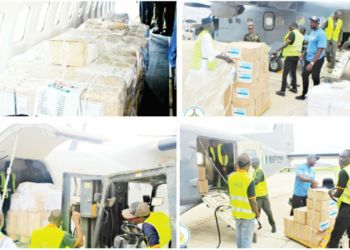 NAF Airlifts Sensitive Materials For Ekiti Governorship, By-elections