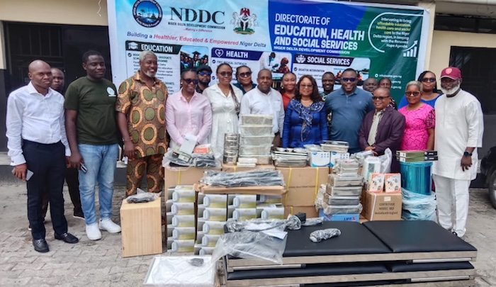 NDDC Donates Medical Equipment To Health Centre In Rivers