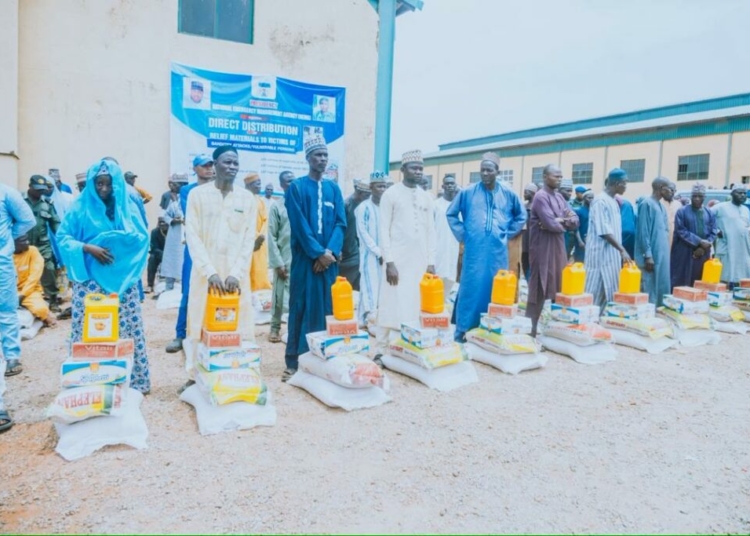 NEMA Distributes Food To Widows