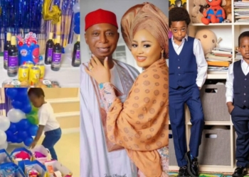 ‎Regina Daniels Absent As Ned Nwoko Throws Lowkey Bash For Their Sons’ Birthday