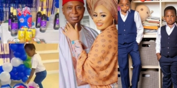 ‎Regina Daniels Absent As Ned Nwoko Throws Lowkey Bash For Their Sons’ Birthday