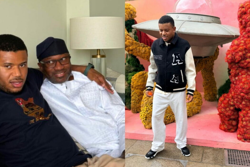 ‎You Are A Great Blessing To Our Family –  Femi Otedola Celebrates Son Fewa On His Birthday