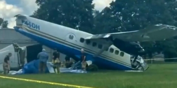 12 Killed As Skydiving Plane Crashes, Bursts Into Flames During Take-Off In Missouri