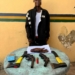 Police Arrest Suspected Robber With Guns, Bullet, Human Hand In Lagos 5 Police Arrest Suspected Robber With Guns, Bullet, Human Hand In Lagos