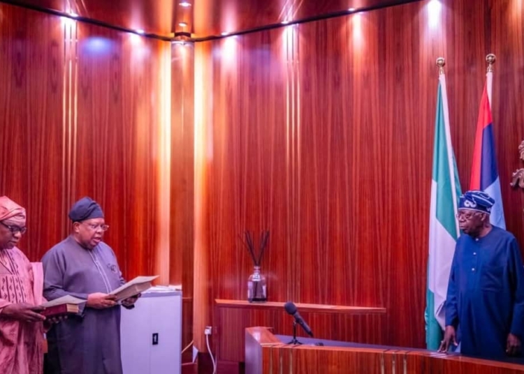 Tinubu Swears In New Power, Foreign Affairs Ministers 1 Tinub 1