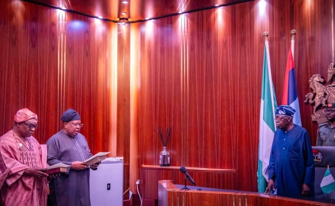 Tinubu Swears In New Power, Foreign Affairs Minist