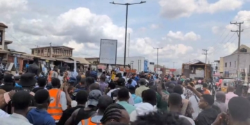 Activist VDM Leads Protest In Ibadan Over Oyo Schoolchildren Abduction