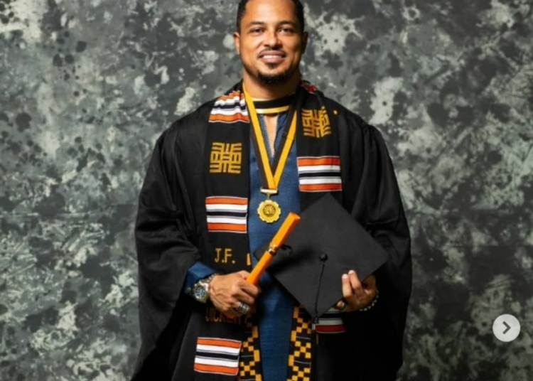 Actor Van Vicker Graduates: Success Requires More Than Grades 1 Van
