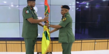 Gen. Mustapha Takes Over At Army Cyber Warfare Command As Gen. Osemwengie Hands Over