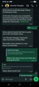 Okonkwo Releases 'WhatsApp Chats' To Back Bribery Claims Against Peter Obi Amid N5bn Defamation Suit 2 WhatsApp Image 2026 06 10 at 13.19.34