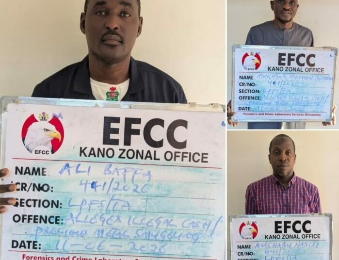 EFCC Arrests Senior Airport Security Official, 2 Others Over Alleged Cash, Gold Smuggling In Kano 1 WhatsApp Image 2026 06 12 at 12.02.19