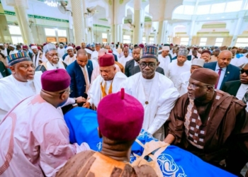 VP Shettima Attends Yobe Monarch’s Funeral, Says He Was Symbol Of Unity, Progress