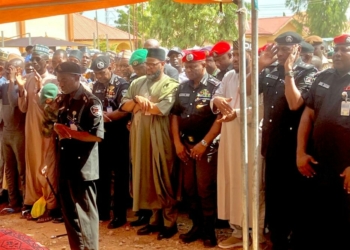 IGP Disu Attends Funeral Prayer For 3 Slain Police Officers Killed By IED In Zamfara