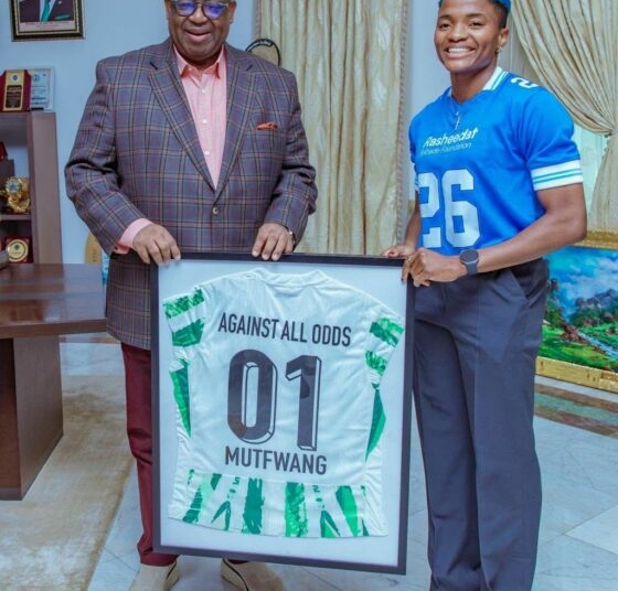 Super Falcons Star Rasheedat Ajibade Partners Plateau Gov't To Boost Grassroots Women's Football 1 WhatsApp Image 2026 06 17 at 9.36.01 AM