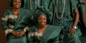 PICTORIAL: Twin Brothers Marry Twin Sisters With Matching Names. Credit: FB | Oguntoye Kehinde