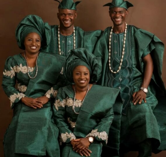 Twin Brothers Marry Twin Sisters With Matching Names 1 PICTORIAL: Twin Brothers Marry Twin Sisters With Matching Names. Credit: FB | Oguntoye Kehinde