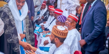 Obasanjo, Kwankwaso, Jega Honour Mahmoud At Kano Turbaning