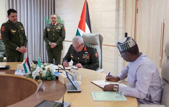 Nigeria, Jordan Sign MoU To Boost Defence Cooperat