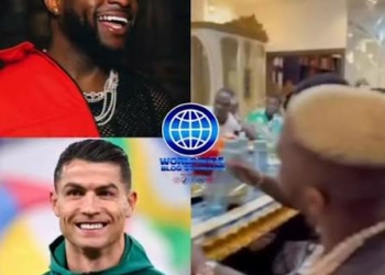 Davido, Cubana Chief Priest, Osimhen,  Boniface Discuss Ronaldo’s Wealth