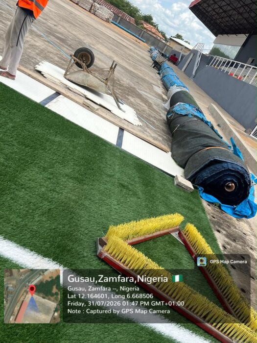 Hybrid Turf Installation Begins At Sardauna Memorial Stadium In Major Boost For...