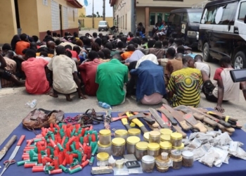 Lagos Police Recover 250 Cartridges, Arrest 147 In Multi-Location Raid