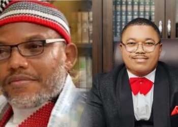 Nnamdi Kanu Officially Sacks Longtime Lawyer Ifeanyi Ejiofor, Cites Breach Of Authority