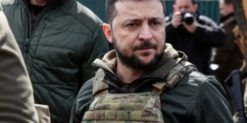 Ukrainian President, Volodymyr Zelensky