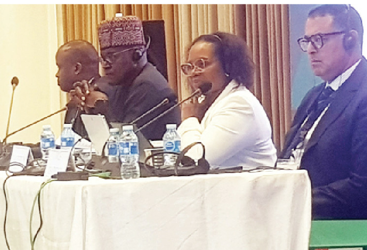 Africa’s Digital Investment Drive As Cornerstone Of ATU’s Special Session 1 Secretary - General Of ATU, John Omo (second from left), flanked by Chairperson of the ATU Administrative Council, Nonkqubela Jordan-Dyani and other dignitaries, during the meeting in Abuja on Thursday. Photo: Innocent Odoh