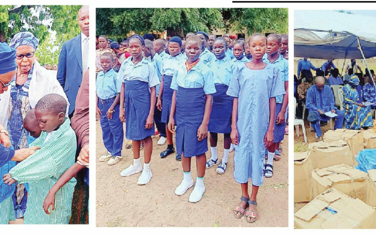 Adamawa Govt. Distributes School Uniforms, Bags, Books To Pupils 1 Adamawa Govt. Distributes School Uniforms Bags Books To Pupils