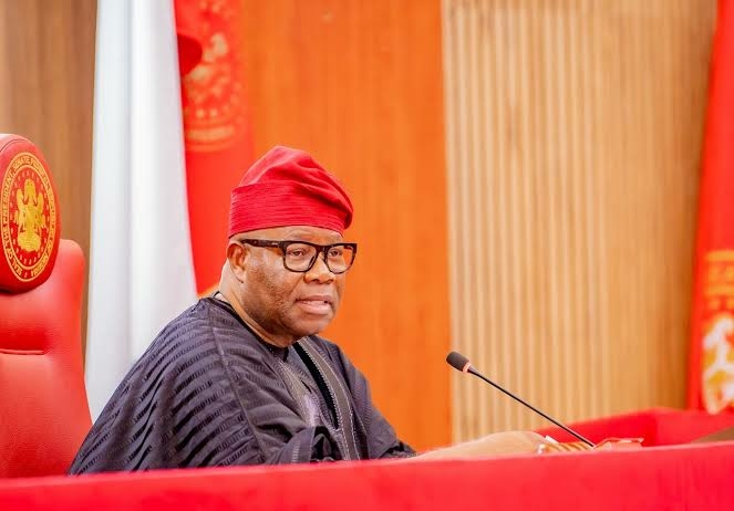 Akpabio Threatens Contactors With Legal Action Over Faulty NASS Microphones 1 Akpabio Threatens Contactors With Legal Action Over Faulty NASS Microphones