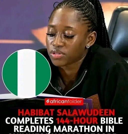 Nigerian Woman Completes 144-Hour Bible Reading Marathon In Guinness World Record Attempt 1 Bible reading