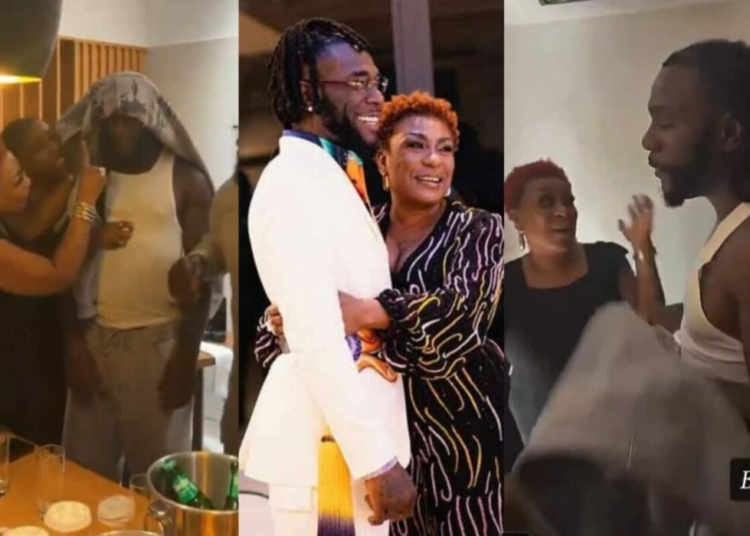 “We Want A Wife Not A Car” – Burna Boy’s Mother Demands As He Celebrates 35th Birthday 1 Burna Boys mother demands for a wife at his 35th party 1200x800 1