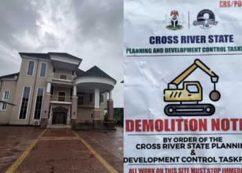 Cross River PDP Protests Planned Demolition Of Deputy Gov’ship Candidate ‘s House