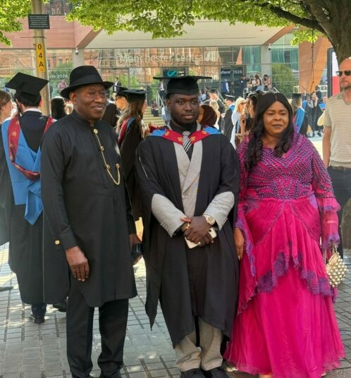 Goodluck Jonathan Celebrates Son Ariwera's Graduation From UK University 1 Goodluck Son