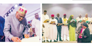 Gov. Fintiri Swears In 21 Council Chairmen, Charges Them To Deliver At The Grassroots 2 Gov. Fintiri Swears In 21 Council Chairmen, Charges Them To Deliver At The Grassroots