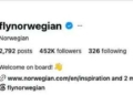 Norwegian Air Renames Instagram Account ‘British Airways’ After Losing Friendly World Cup Bet