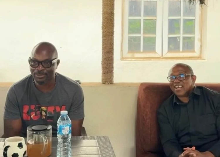 Isaac Fayose Reverses Position, Hails Obi As 'Nigeria's Incoming President' 1 Obi Visits Isaac Fayose