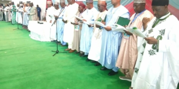 Governor Yahaya Swears In Commissioners, Charges New Cabinet To Deliver, Uphold Integrity 4 Governor Yahaya Swears In Commissioners, Charges New Cabinet To Deliver, Uphold Integrity