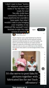 Mo Bimpe Threatens Legal Action Over Divorce, Paternity Rumours 2 IMG 20260721 WA0005