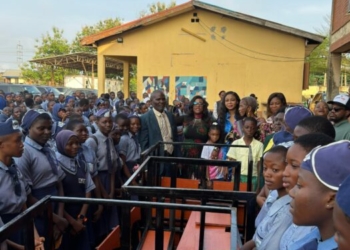 Filmmaker Sandra Bremaud, Angel Ayoka Improve Learning Conditions With School Equipment Donation