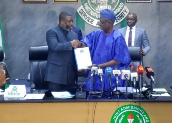 Segun Aina Assumes Office As JAMB Registrar