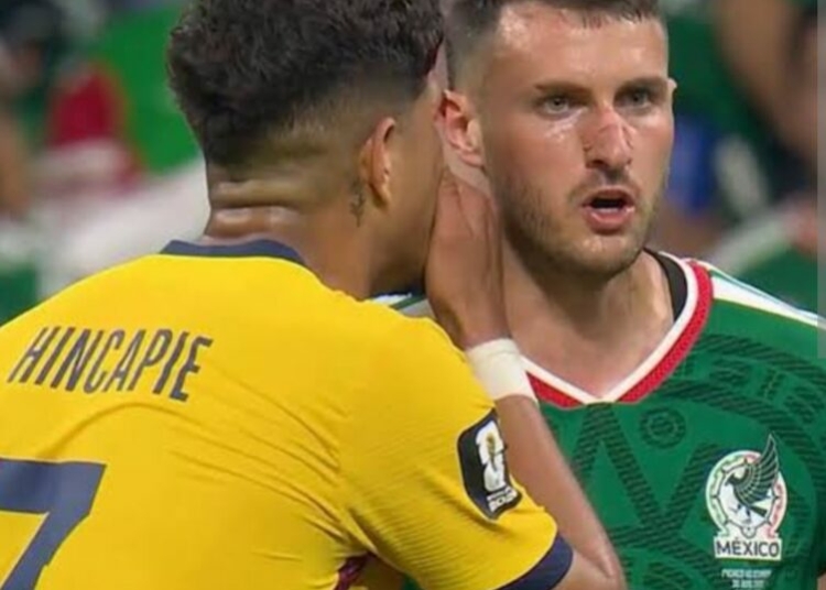 Hincapie Becomes Second Player Sent Off For Covering Mouth 1 IMG 0650