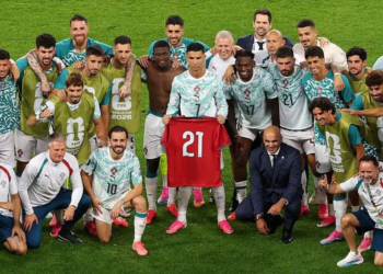 Victorious Portugal Pay Emotional Tribute To Jota