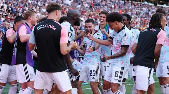 Belgian Players Mock Trump Celebration After 4-1 World Cup Demolition of USA 1 IMG 0781