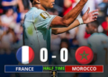 Mbappé Misses Penalty As Morocco Hold France At Half-Time