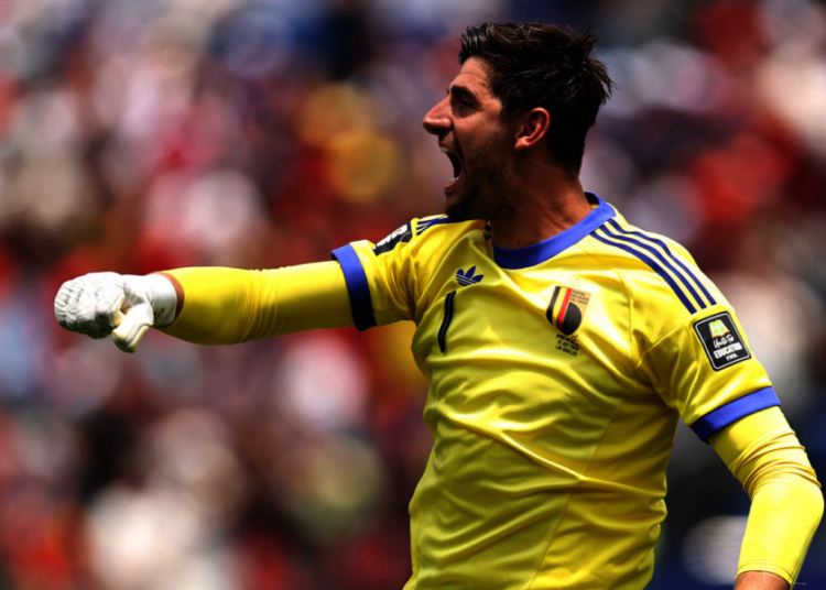 Courtois Proud Of Belgium’s Golden Generation Despite Quarter-final Exit 1 INGLEWOOD, CALIFORNIA - JULY 10: Thibaut Courtois #1 of Belgium reacts after his side's first goal during the FIFA World Cup 2026 Quarter Final match between Spain and Belgium at Los Angeles Stadium on July 10, 2026 in Inglewood, California. (Photo by Luke Hales/Getty Images)