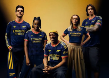Arsenal Unveil New Blue Away Kit For 2026/27 Season