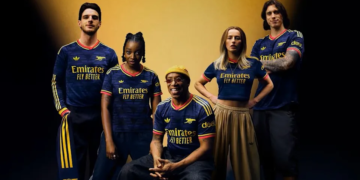 Arsenal Unveil New Blue Away Kit For 2026/27 Season 3 Arsenal Unveil New Blue Away Kit For 2026/27 Season