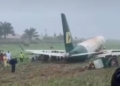 JUST IN: 68 Passengers Escape Unhurt As Enugu Air Aircraft Overshoots Runway In Benin